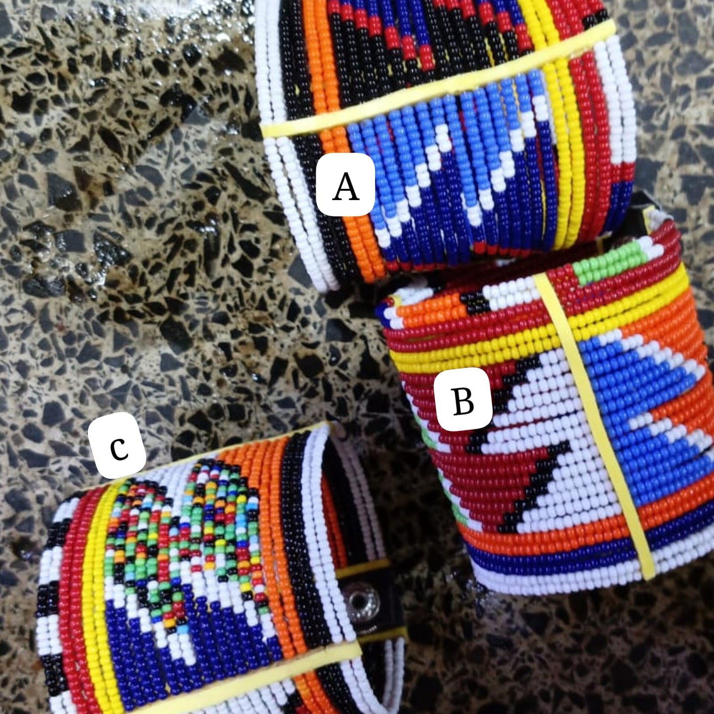 Handmade Beaded Maasai Bangles Bracelet