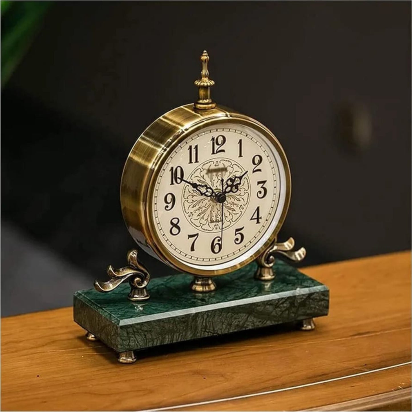 Antique Clock with a Marble Base