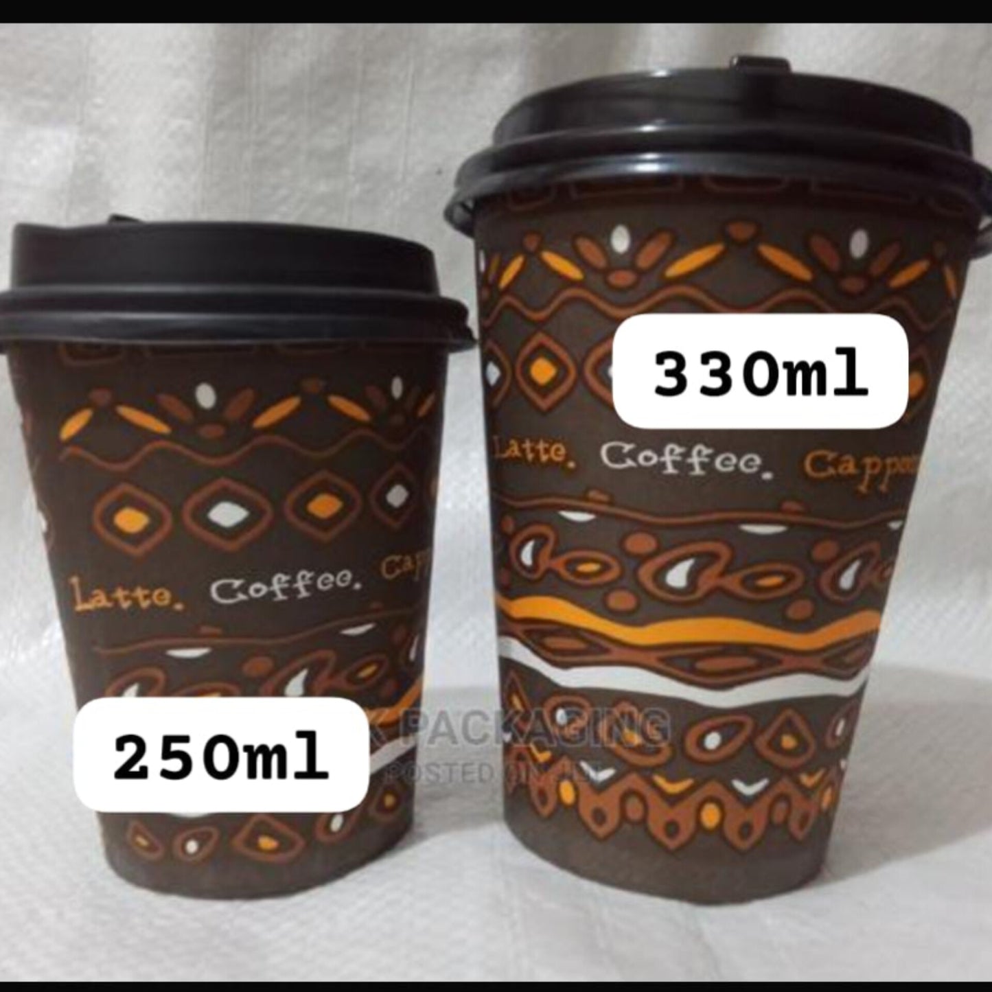 50Pc Disposable Coffee Cups