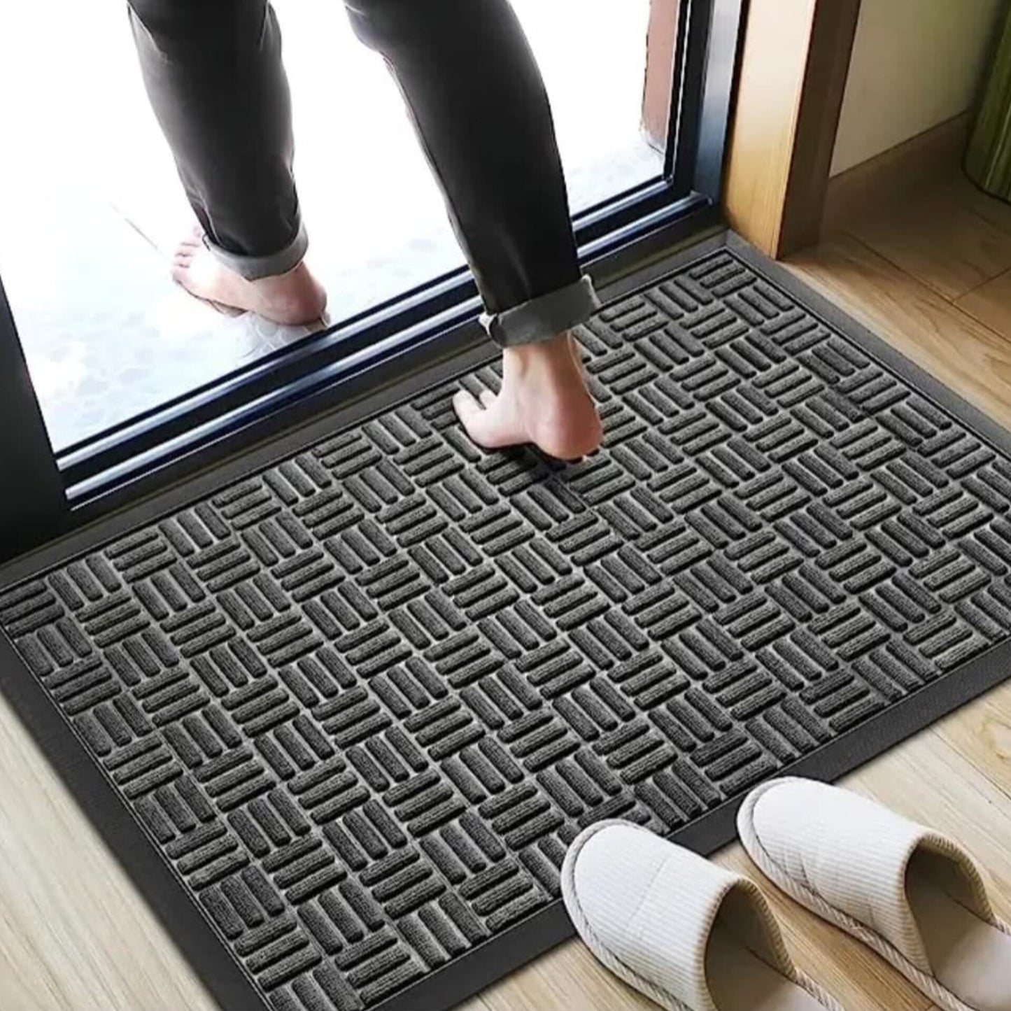 Non-Slip Rubber Entry Doormat