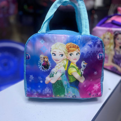 Cartoon themed kids insulated lunch bags