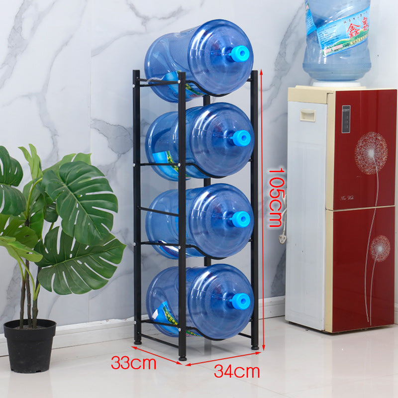 4 Layer water bottle storage rack