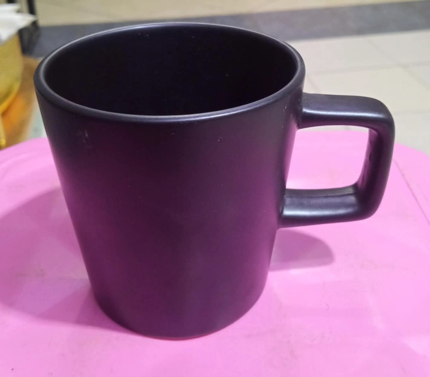 6Pcs Black Coffee Mugs