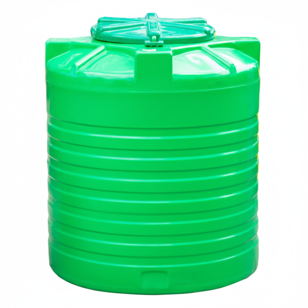 Antimicrobial 1,000L Deluxe Cylindrical Water Tank TT