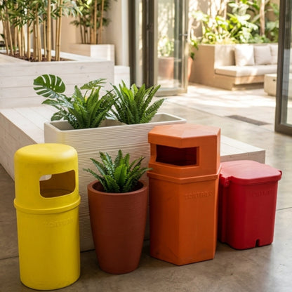 90L Hexagonal  Waste Bin