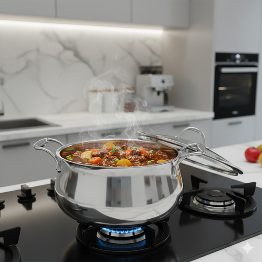 Stainless steel sauce pot