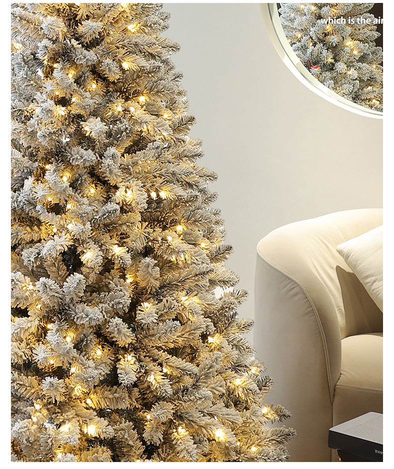 Snow Flocked Christmas Tree
