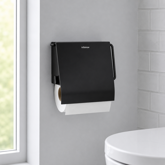 BrabB Toilet Roll Holder Matt Black 16383/108600