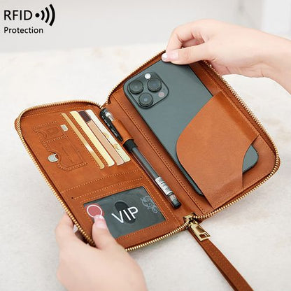 Travel wallet passport protector
