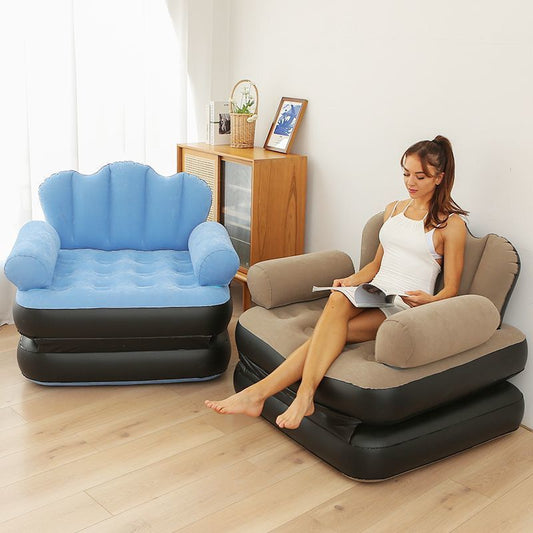 5 in 1 inflatable couch lazy sofa