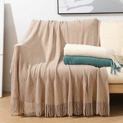 4*6  Knittted Throw Blanket