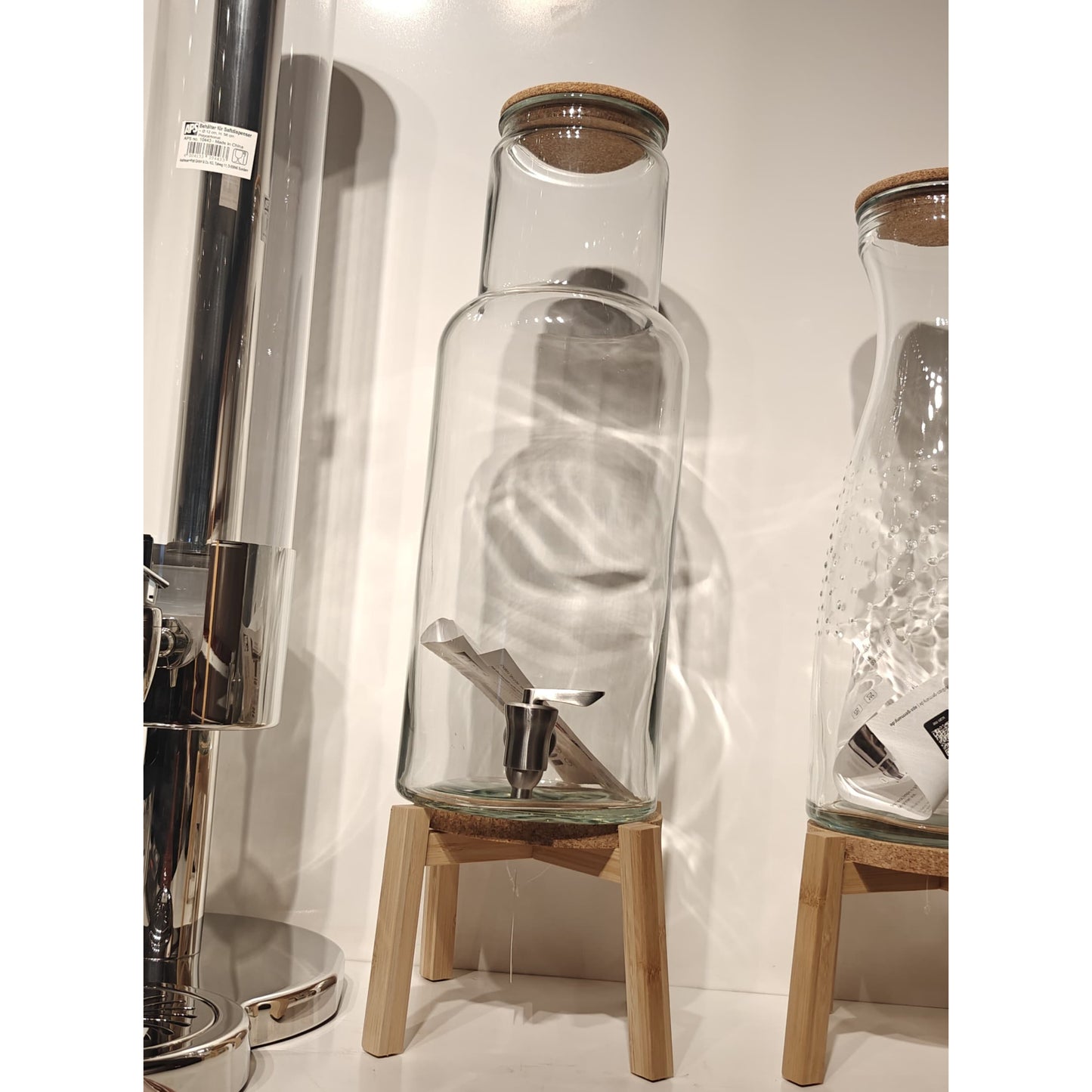 4.5L Juice Dispenser with Bamboo Stand