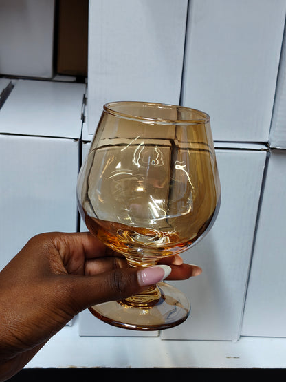 6pc Cognac glasses