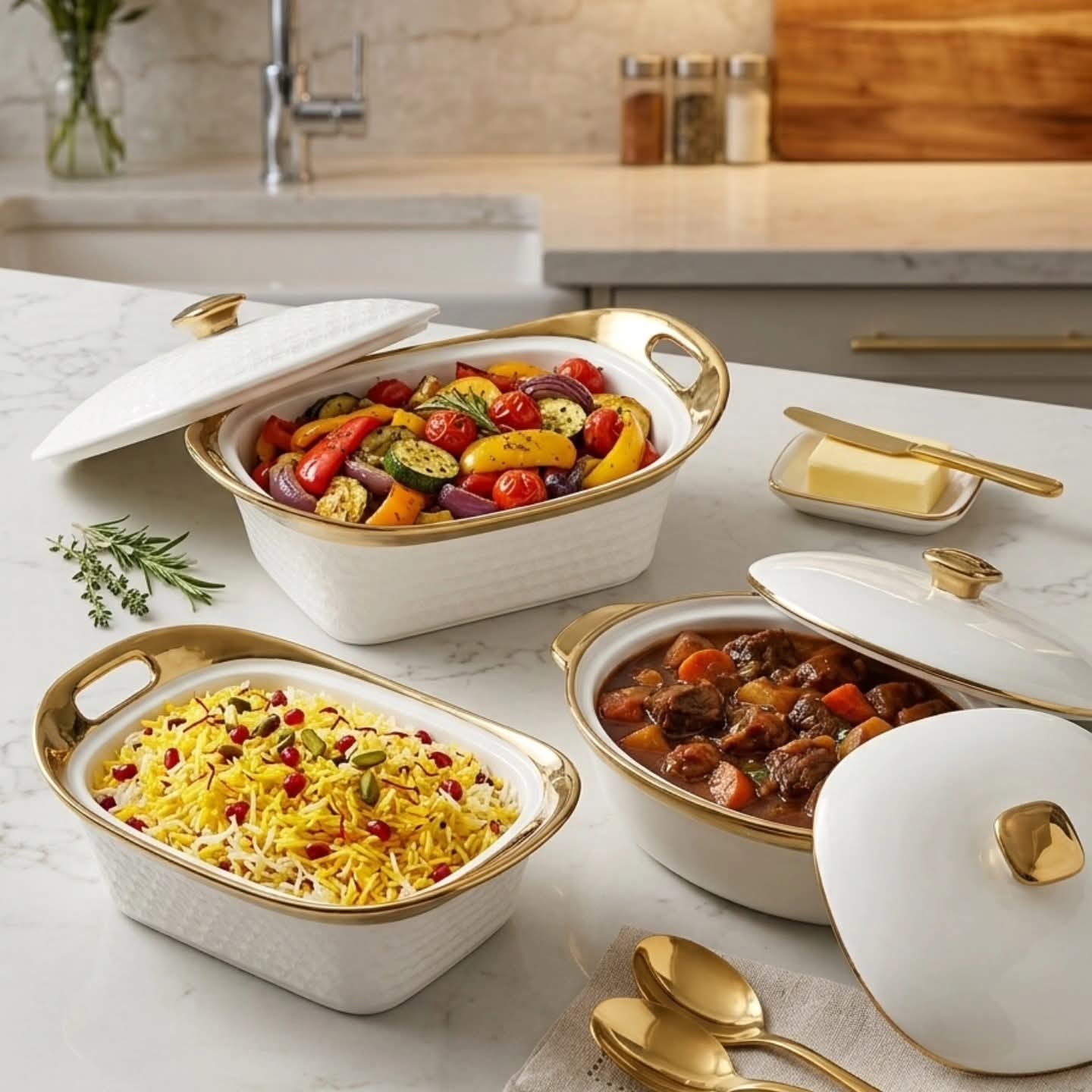 3pc Serving Bowls