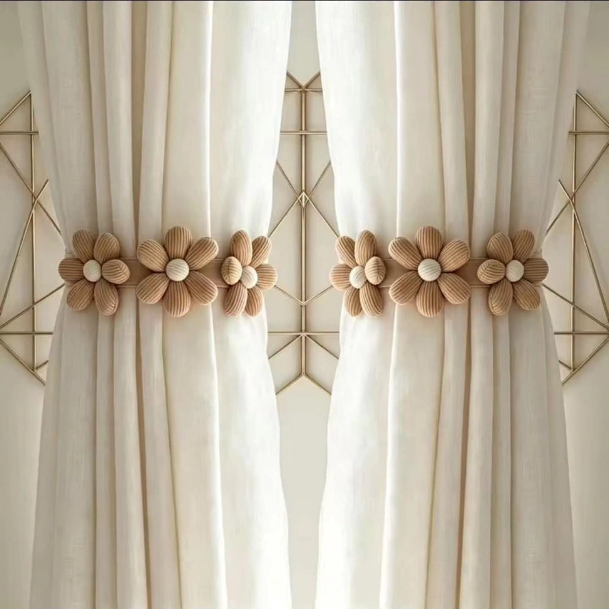 Floral Curtain Tie Back