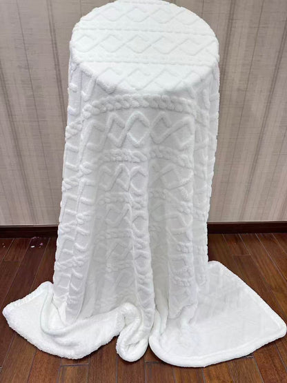Sherpa Fleece Throw  Blankets
