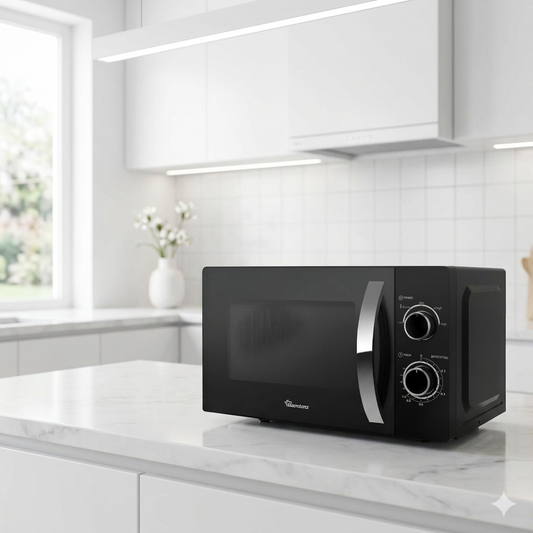 Ramtons 20 Liters Manual Microwave Black – RM/557