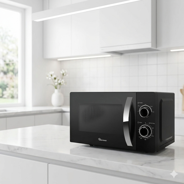 Ramtons 20 Liters Manual Microwave Black – RM/557