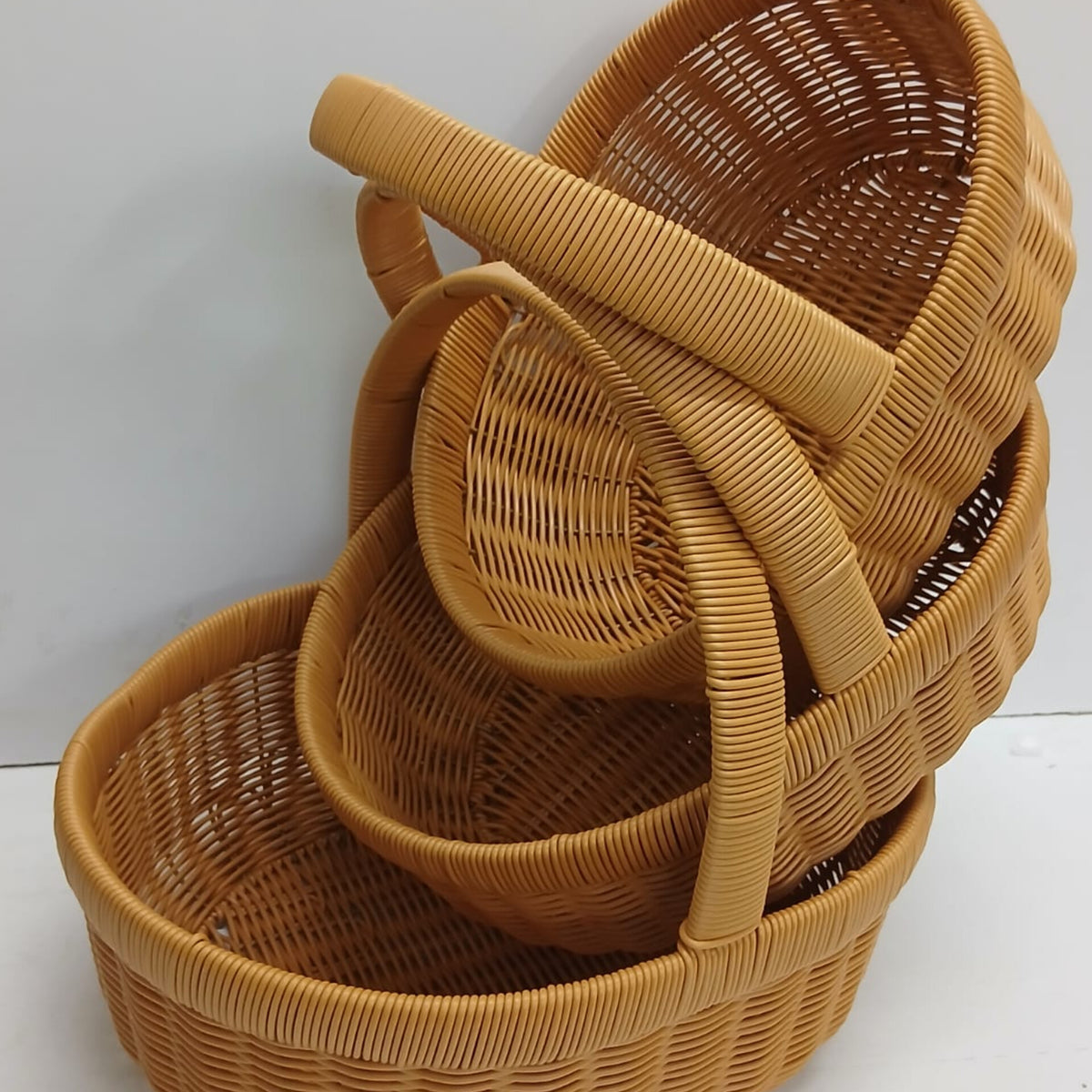 3 in 1 Multifunctional Rattan Storage Basket