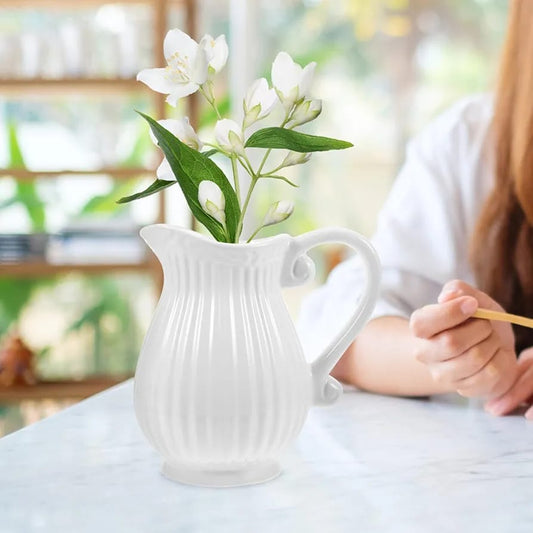 White vase decor