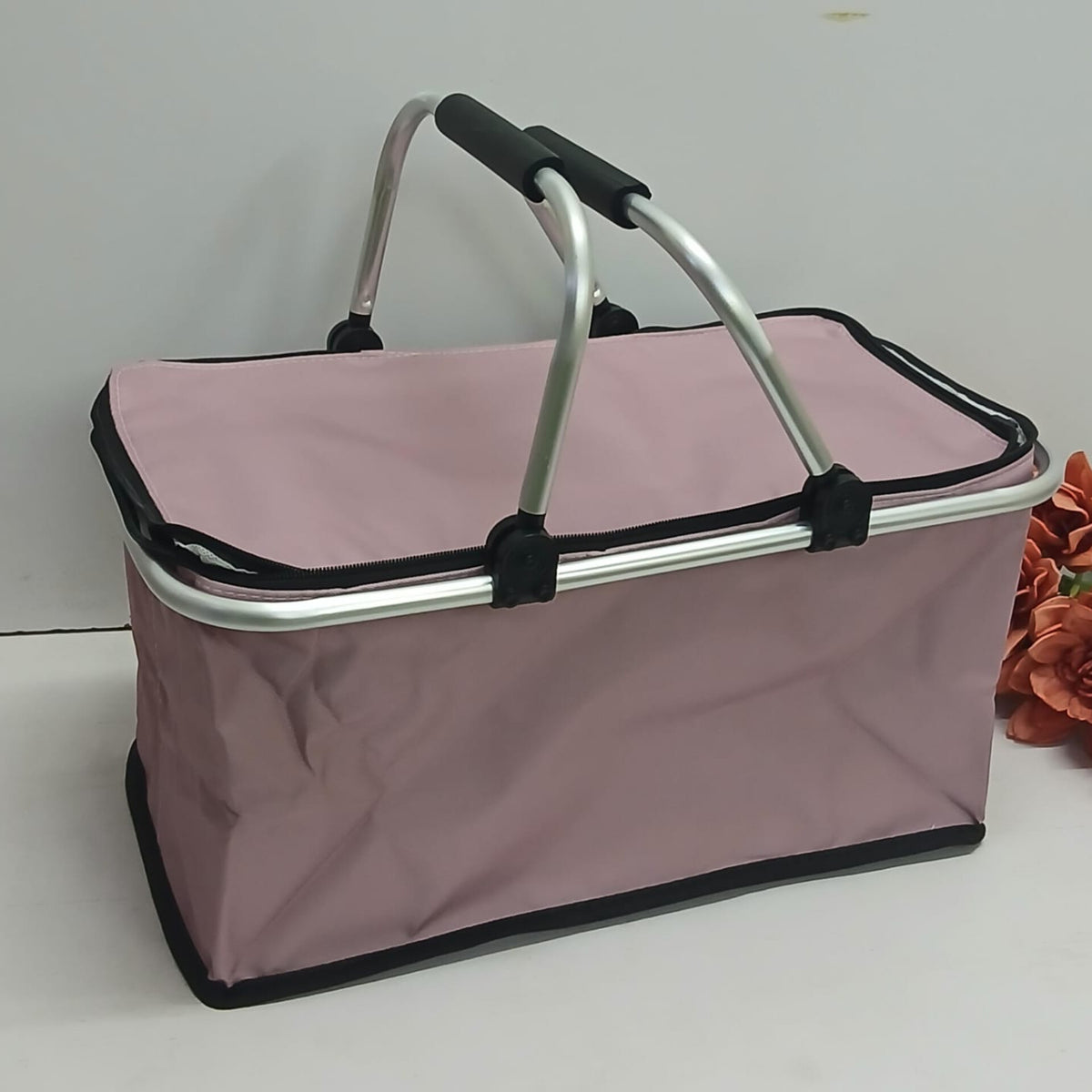 Portable Foldable Insulated Picnic Basket
