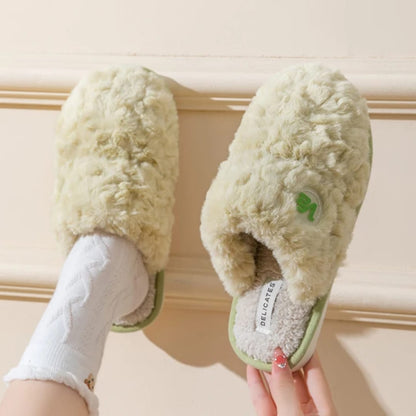 Women’s Plush Fleece  Winter Slippers