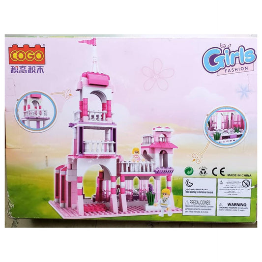 Children castle building blocks construction toys