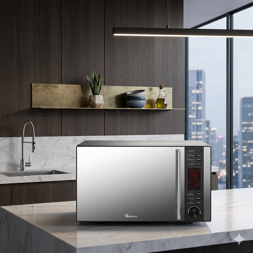 Ramtons 25 Liters Microwave and Grill Black – RM/326