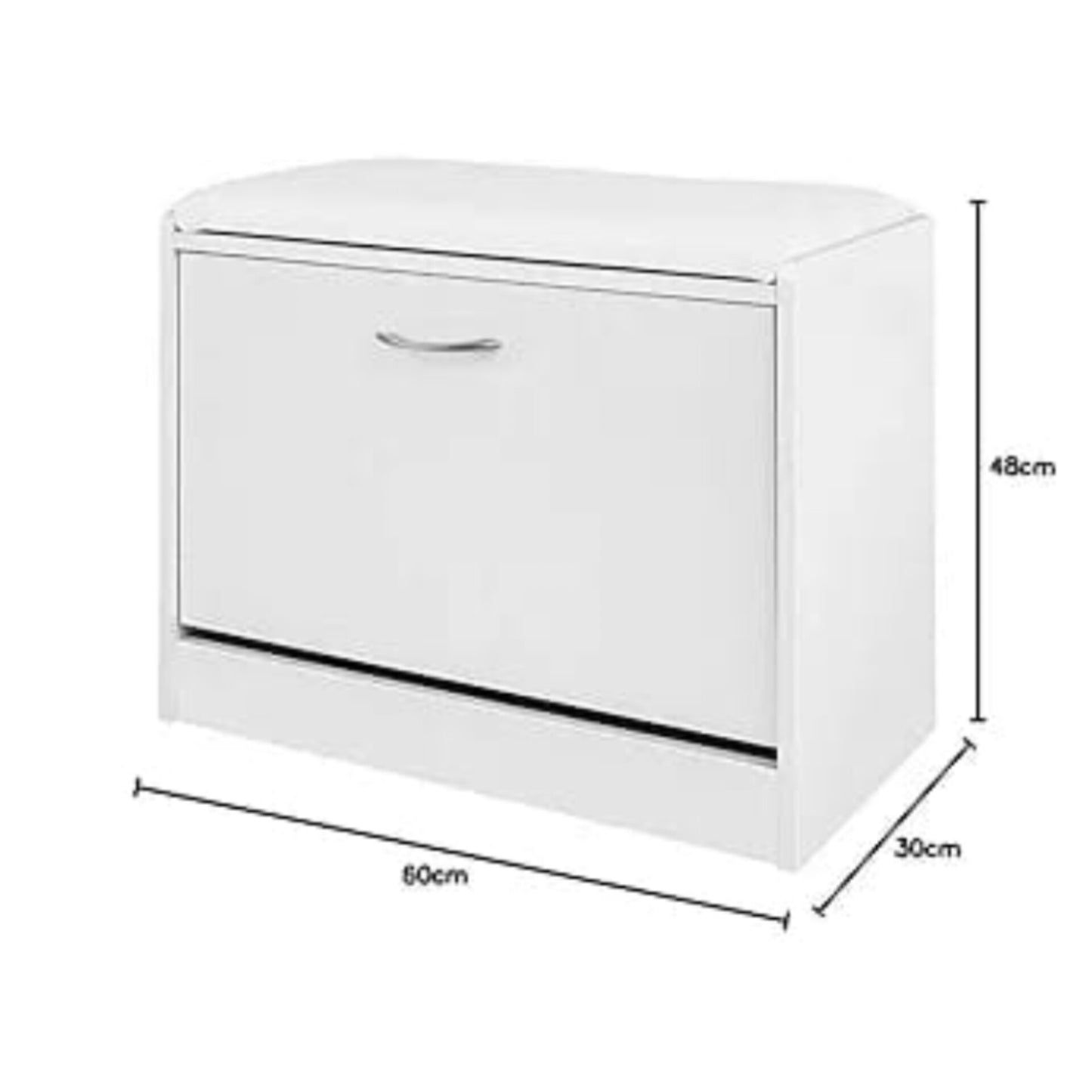 Bucket flip shoe rack cabinet stool