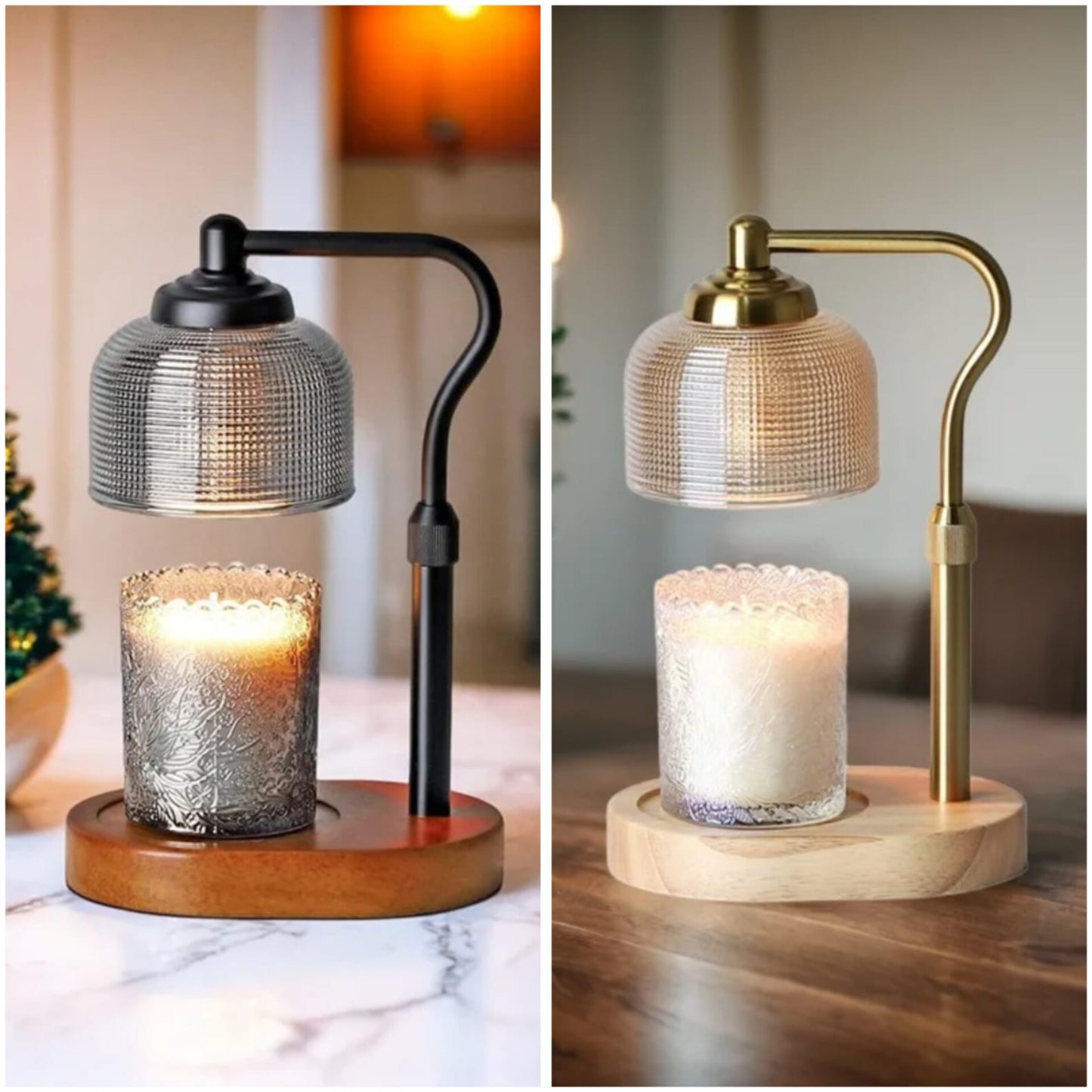 Glass Dimmable Electric Candle Warmer
