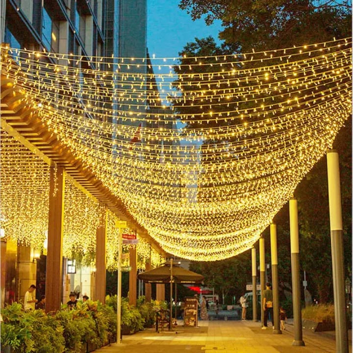 50M Outdoor Commercial Christmas LED String Lights