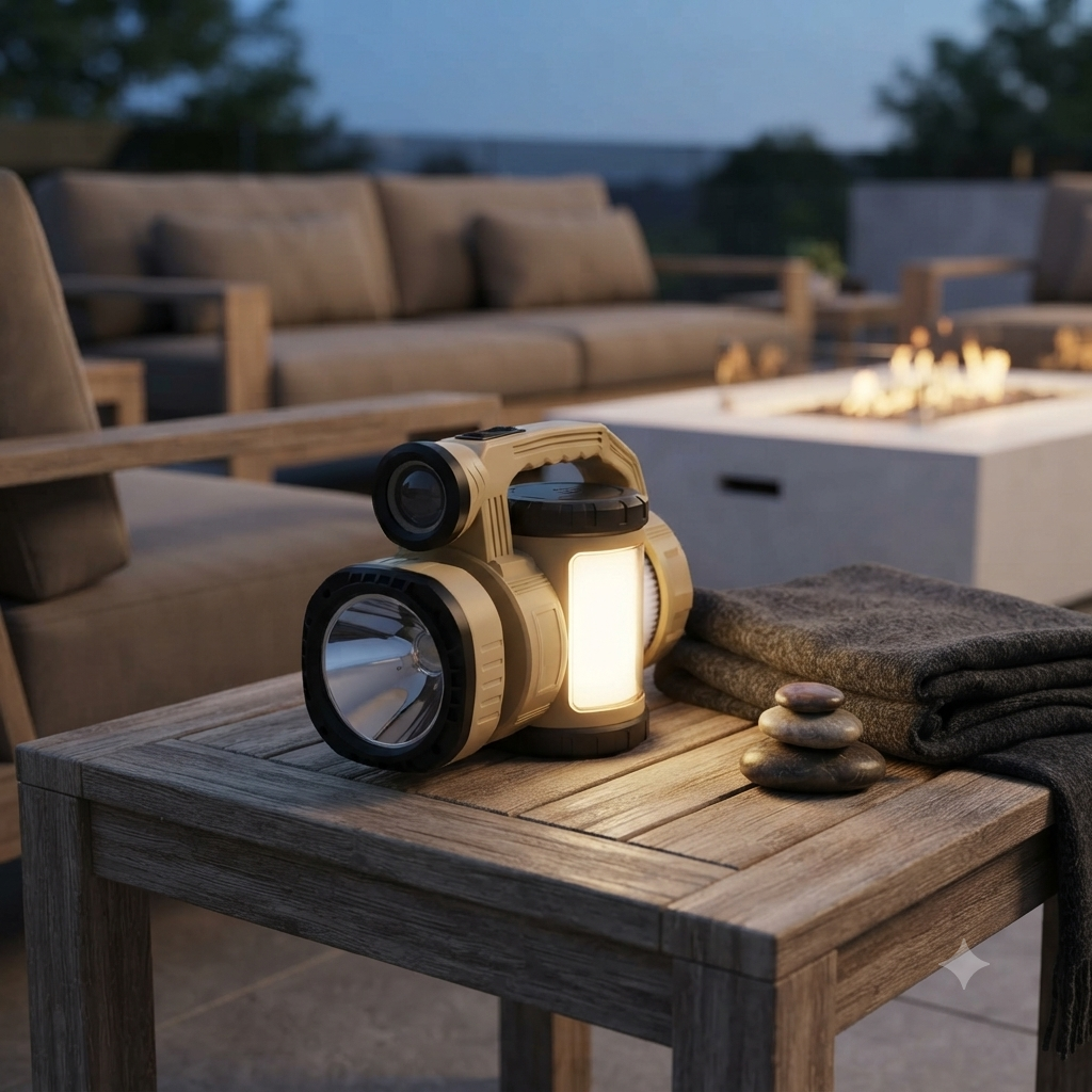 Solar Camping Flashlight