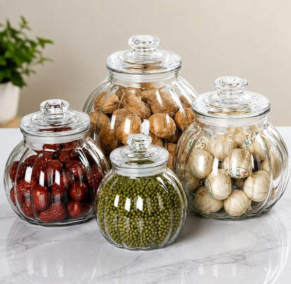 Glass Airtight Cereal Containers