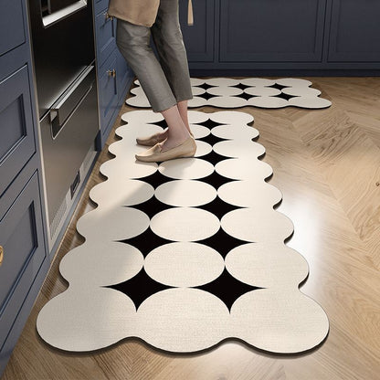 2pcs  kitchen waterproof mats