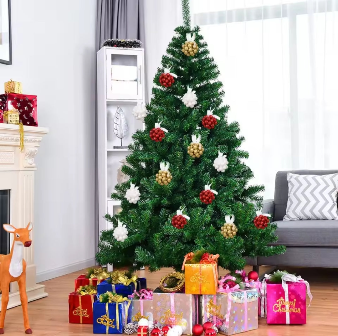 10pc Christmas tree cherry berry hanging decor
