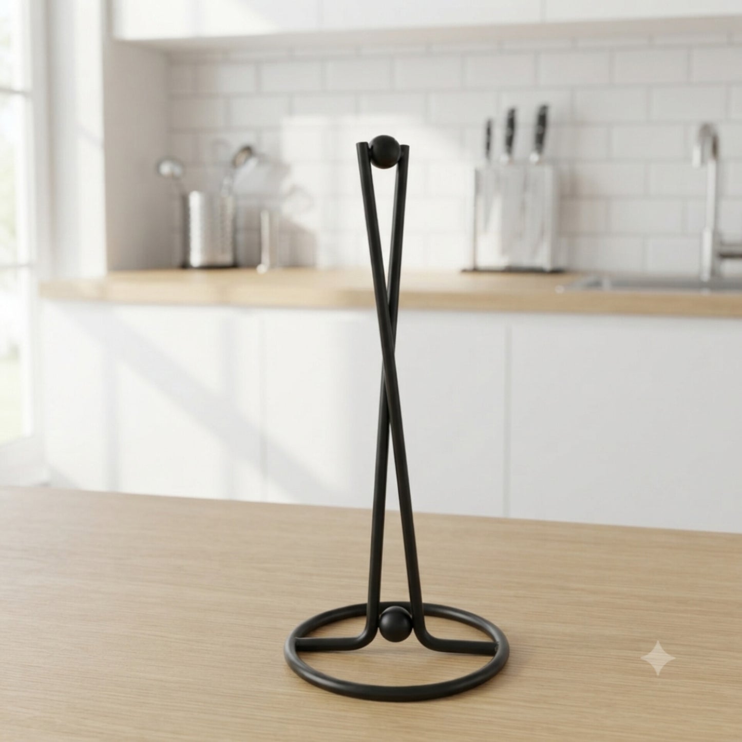 Vertical Iron Paper Towel Holder