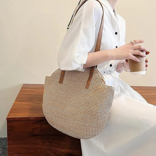 Summer woven tote bags gift
