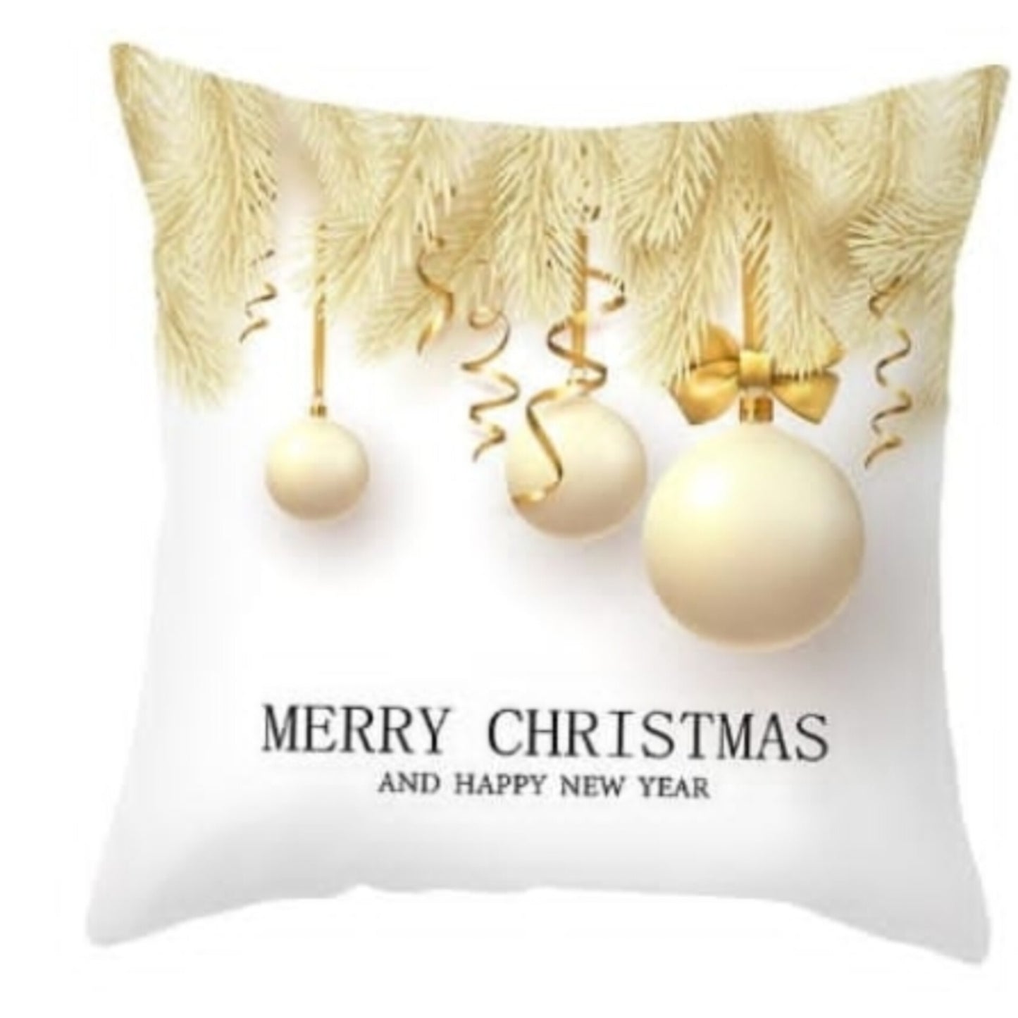 2pcs Christmas linen throw Pillowcases
