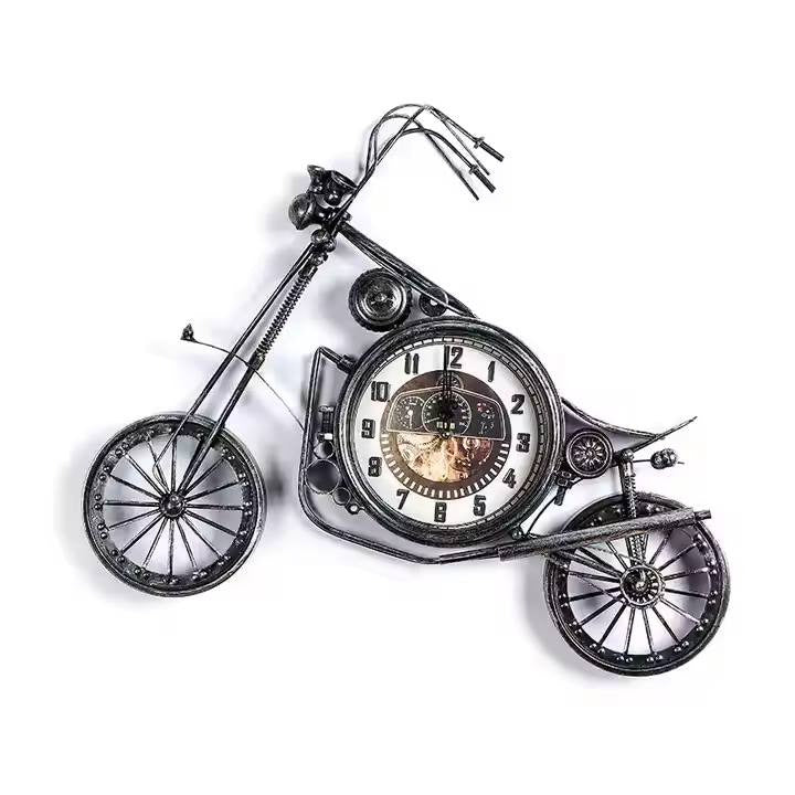 Motorcycle wall clock