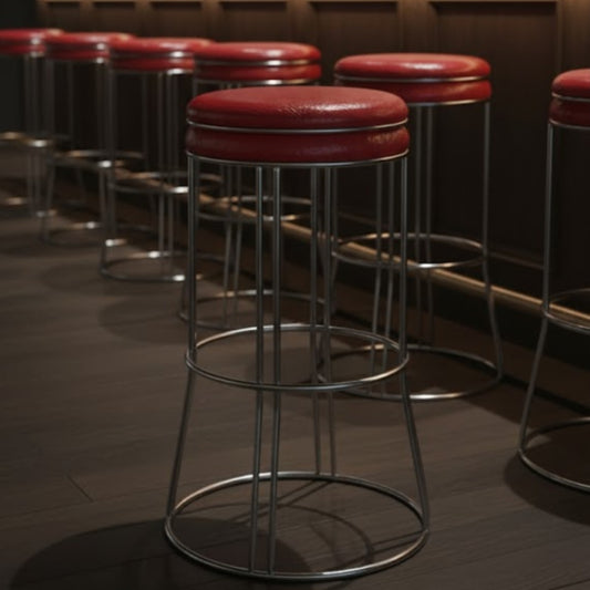 5Pcs metallic stools