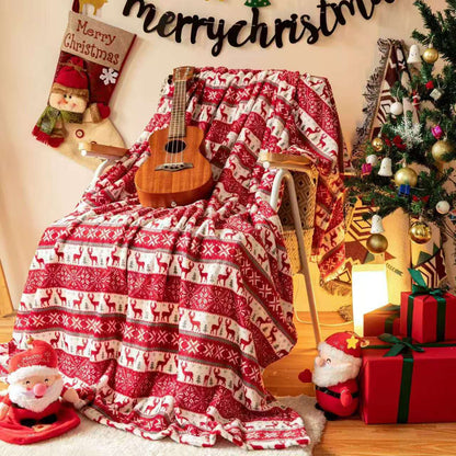Christmas fleece blanket double sided 230Cm