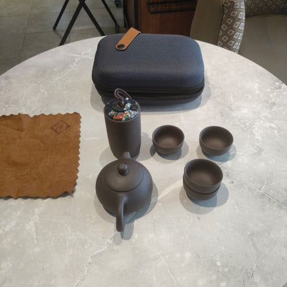 Portable Ceramic Teapot Set