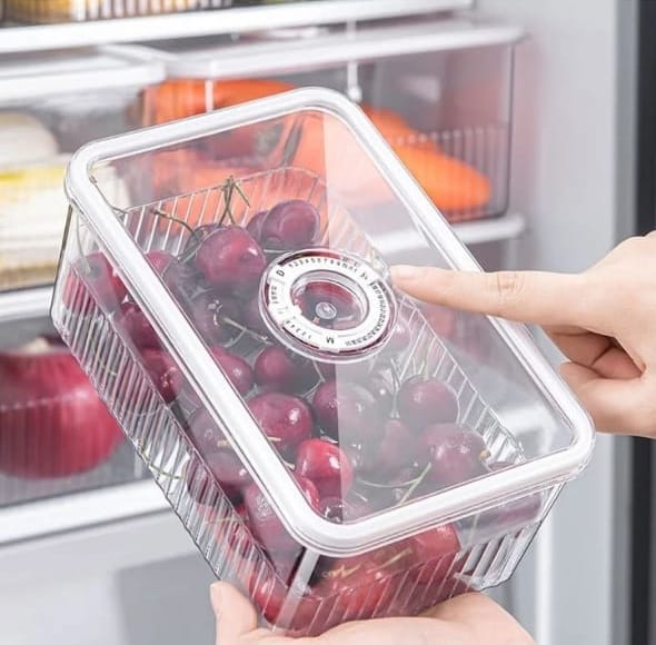 Acrylic fridge storage containers