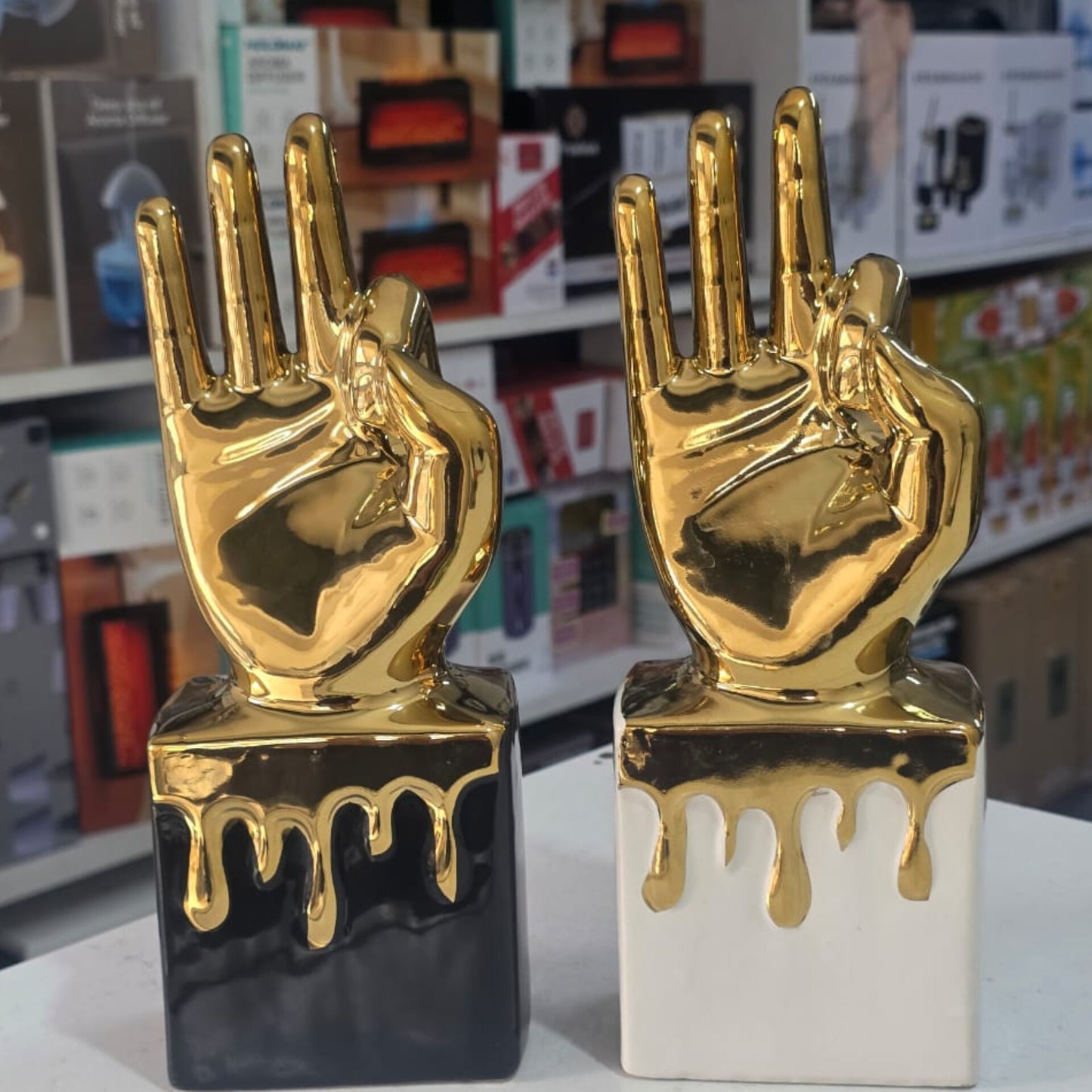 Embroidery medal Thumbs Up Trophy gold silver decoration