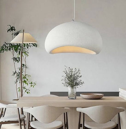 Nest shaped pendant light