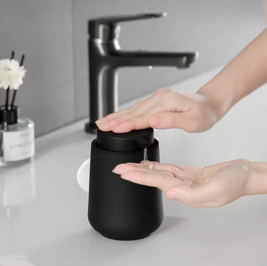 Ceramic lotion and soap dispenser