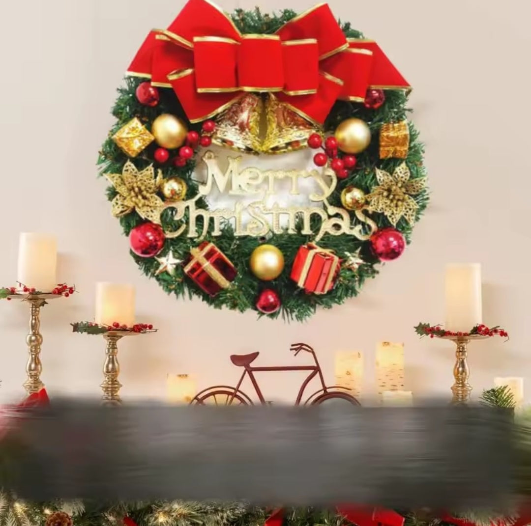 30 cm Decorated Artificial Christmas Wreath