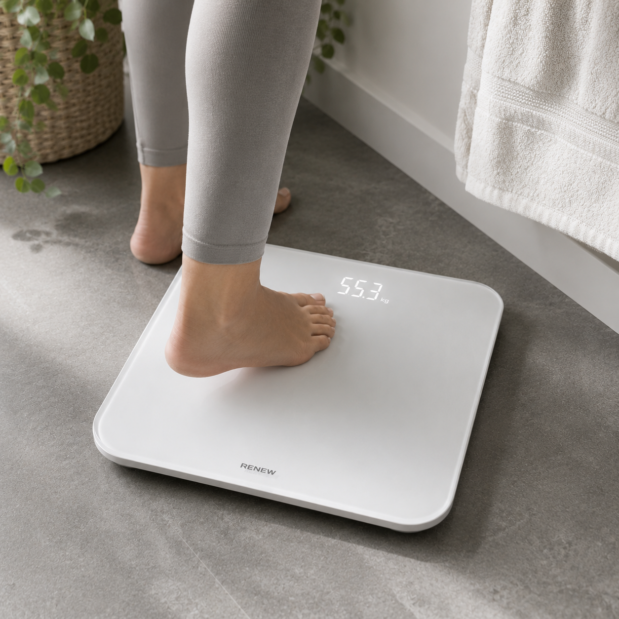 Brabantia Renew Digital Bathroom Scale White 20463/280146