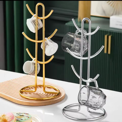 Stainless steel tree cup stand