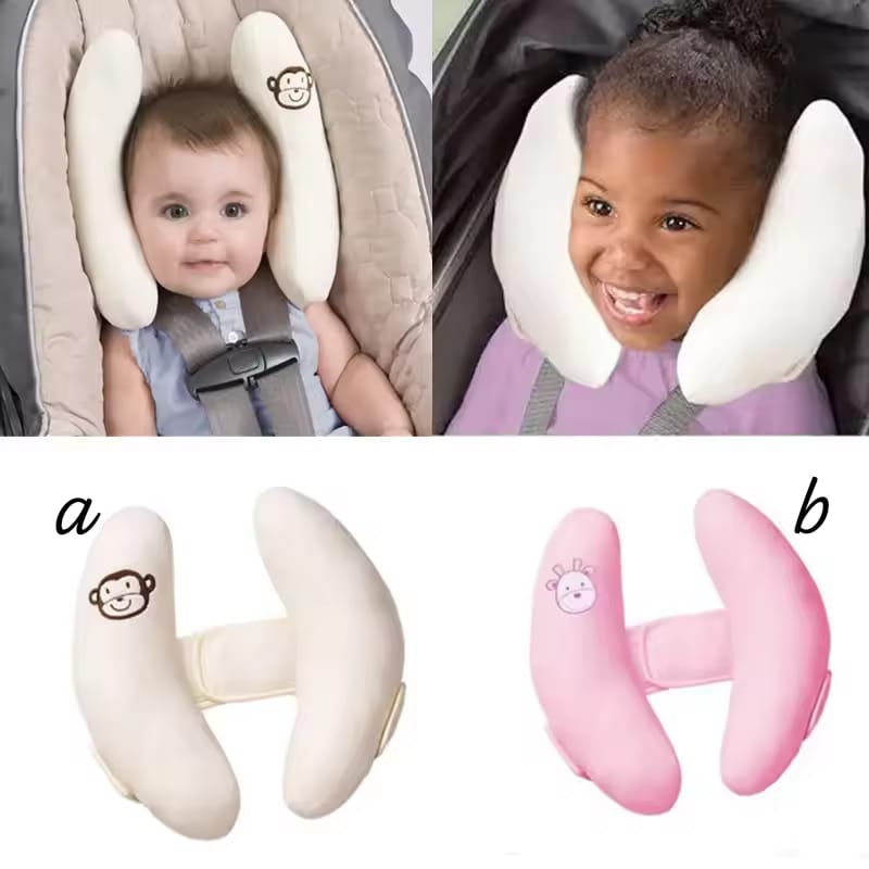 Children car safety neck pillow